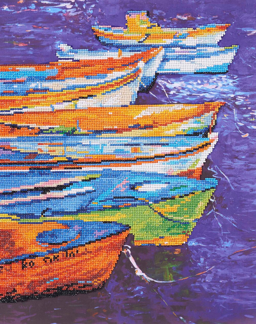 DIAMOND ART BY LEISURE ARTS Diamond Painting Kits For Adults 16"x20" Advanced Boats, Full Drill, Diamond Art Kits, Dimond Art, Diamond Art for Adults, Diamond Art Kit